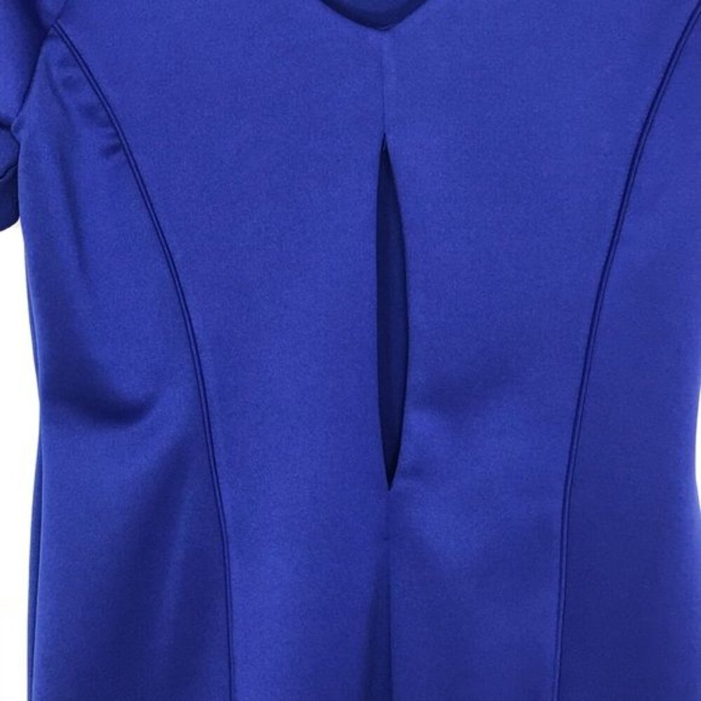 Green Envelope Sheath Dress NWT Casual Couture Cobalt Blue Dress Women’s Medium - Picture 5 of 11
